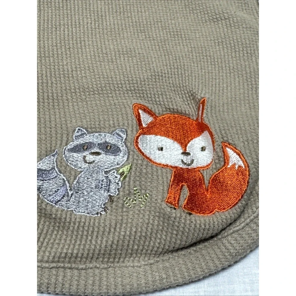 Koala Baby Brown Fox Raccoon Thermal Blanket Waffle Weave Forest Lovey 30